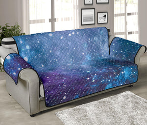 Blue Cloud Starfield Galaxy Space Print Sofa Protector