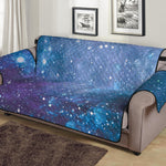 Blue Cloud Starfield Galaxy Space Print Sofa Protector