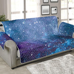 Blue Cloud Starfield Galaxy Space Print Sofa Protector