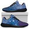 Blue Cloud Starfield Galaxy Space Print Sport Shoes GearFrost