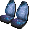 Blue Cloud Starfield Galaxy Space Print Universal Fit Car Seat Covers
