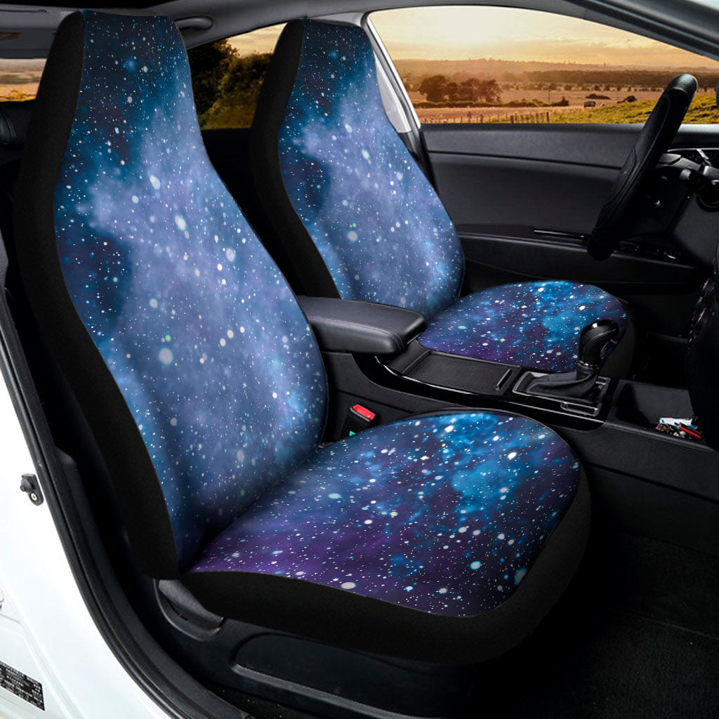Blue Cloud Starfield Galaxy Space Print Universal Fit Car Seat Covers