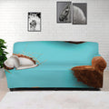 Blue Coconut Pattern Print Sofa Cover