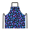Blue Crystal Cosmic Galaxy Space Print Apron
