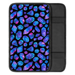Blue Crystal Cosmic Galaxy Space Print Car Center Console Cover
