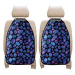 Blue Crystal Cosmic Galaxy Space Print Car Seat Organizers