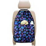 Blue Crystal Cosmic Galaxy Space Print Car Seat Organizers