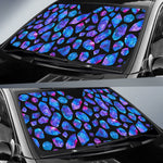 Blue Crystal Cosmic Galaxy Space Print Car Sun Shade GearFrost