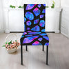 Blue Crystal Cosmic Galaxy Space Print Dining Chair Slipcover