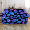 Blue Crystal Cosmic Galaxy Space Print Loveseat Slipcover