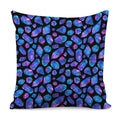 Blue Crystal Cosmic Galaxy Space Print Pillow Cover