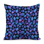 Blue Crystal Cosmic Galaxy Space Print Pillow Cover