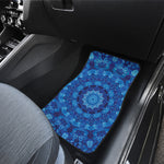 Blue Crystal Kaleidoscope Print Front Car Floor Mats