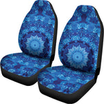 Blue Crystal Kaleidoscope Print Universal Fit Car Seat Covers