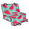 Blue Cute Watermelon Pattern Print Pet Car Back Seat Cover