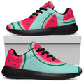 Blue Cute Watermelon Pattern Print Walking Shoes