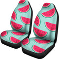 Blue Cute Watermelon Pattern Print Universal Fit Car Seat Covers