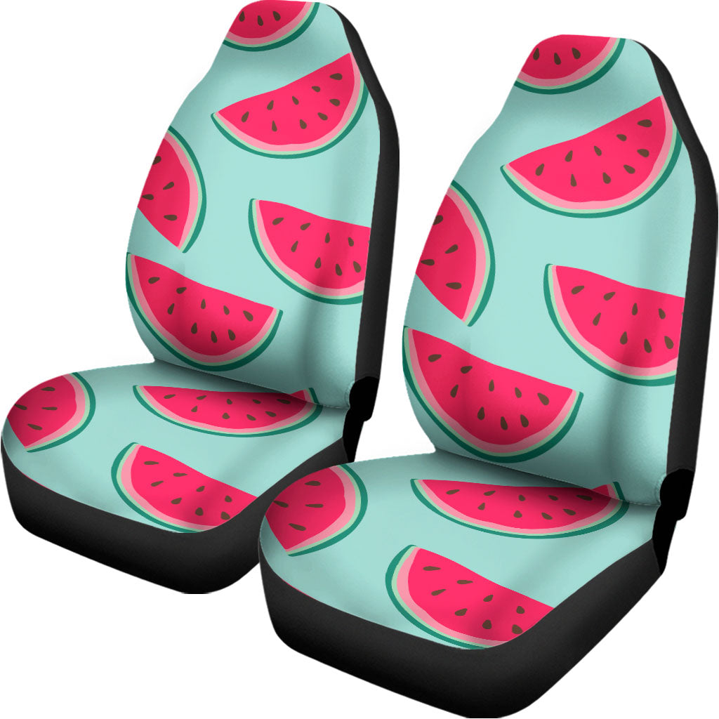 Blue Cute Watermelon Pattern Print Universal Fit Car Seat Covers