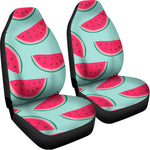 Blue Cute Watermelon Pattern Print Universal Fit Car Seat Covers