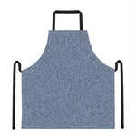 Blue Denim Jeans Pattern Print Apron