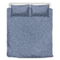 Blue Denim Jeans Pattern Print Duvet Cover Bedding Set