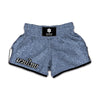 Blue Denim Jeans Pattern Print Muay Thai Boxing Shorts