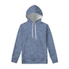 Blue Denim Jeans Pattern Print Pullover Hoodie