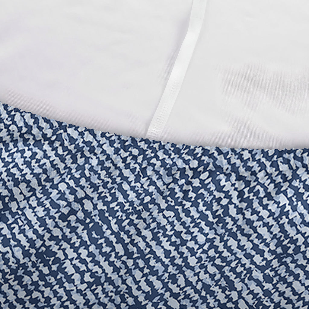 Blue Denim Jeans Pattern Print Sofa Cover
