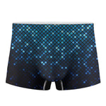 Blue Disco Lights Pattern Print Men's Boxer Briefs