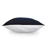 Blue Disco Lights Pattern Print Pillow Cover