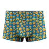 Blue Emoji Pattern Print Men's Boxer Briefs