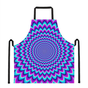 Blue Expansion Moving Optical Illusion Apron