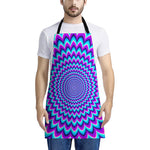 Blue Expansion Moving Optical Illusion Apron