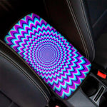 Blue Expansion Moving Optical Illusion Car Center Console Cover