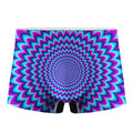 Blue Expansion Moving Optical Illusion Men's Boxer Briefs