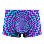 Blue Expansion Moving Optical Illusion Men's Boxer Briefs