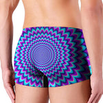 Blue Expansion Moving Optical Illusion Men's Boxer Briefs