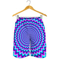 Blue Expansion Moving Optical Illusion Men's Shorts