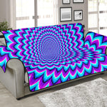 Blue Expansion Moving Optical Illusion Sofa Protector