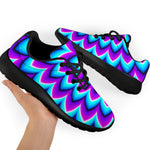 Blue Expansion Moving Optical Illusion Sport Shoes GearFrost