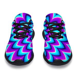 Blue Expansion Moving Optical Illusion Sport Shoes GearFrost