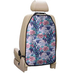 Blue Fairy Rose Unicorn Pattern Print Car Seat Organizers