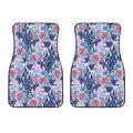 Blue Fairy Rose Unicorn Pattern Print Front Car Floor Mats