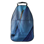 Blue Feather Print Car Seat Organizers