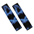 Blue Flame Pentagram Print Car Seat Belt Covers