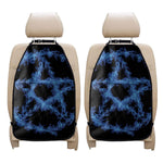 Blue Flame Pentagram Print Car Seat Organizers