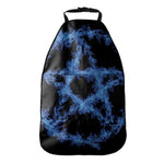 Blue Flame Pentagram Print Car Seat Organizers
