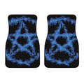 Blue Flame Pentagram Print Front Car Floor Mats