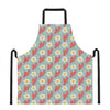 Blue Fried Egg And Bacon Pattern Print Apron