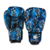 Blue Galaxy Dream Catcher Pattern Print Boxing Gloves